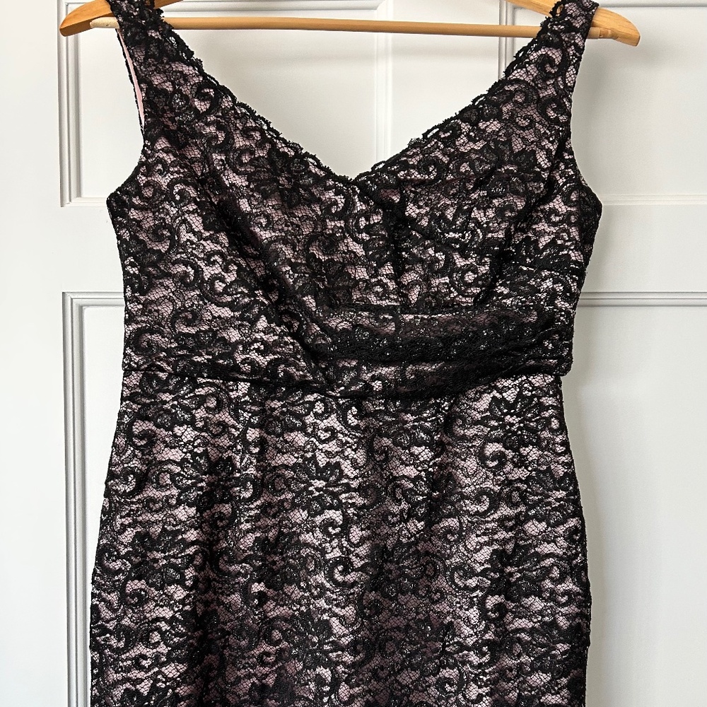 Black Lace Dress by Suzi Chin for Maggie Boutique
